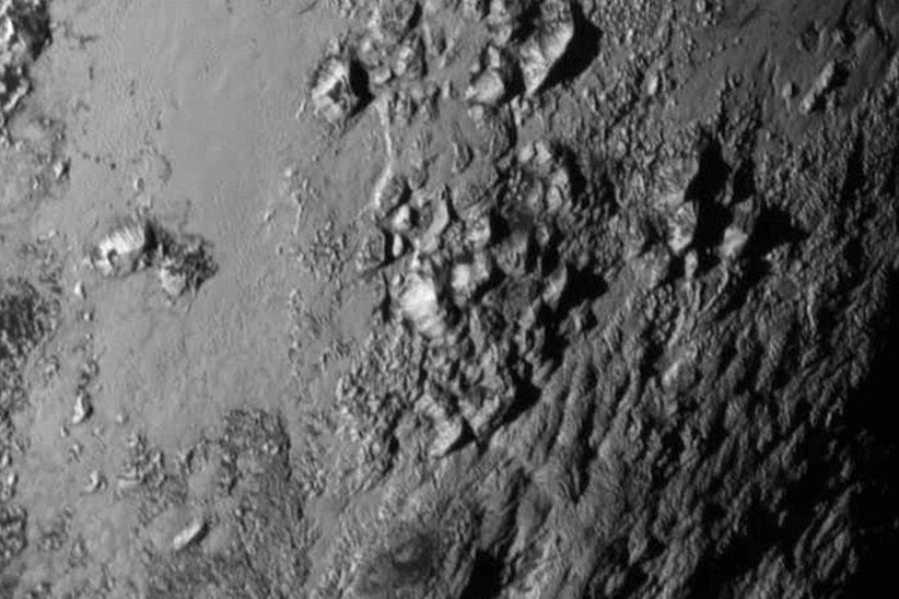 Pluto's Mountains