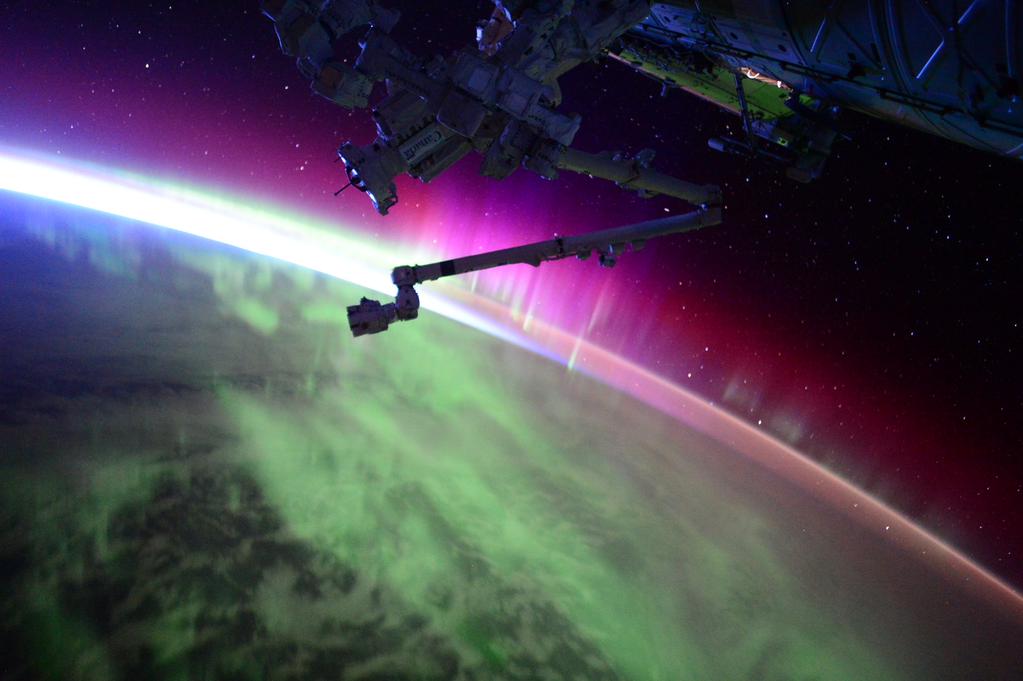 Astronaut Captures Spectacular Northern Lights from Space Visual